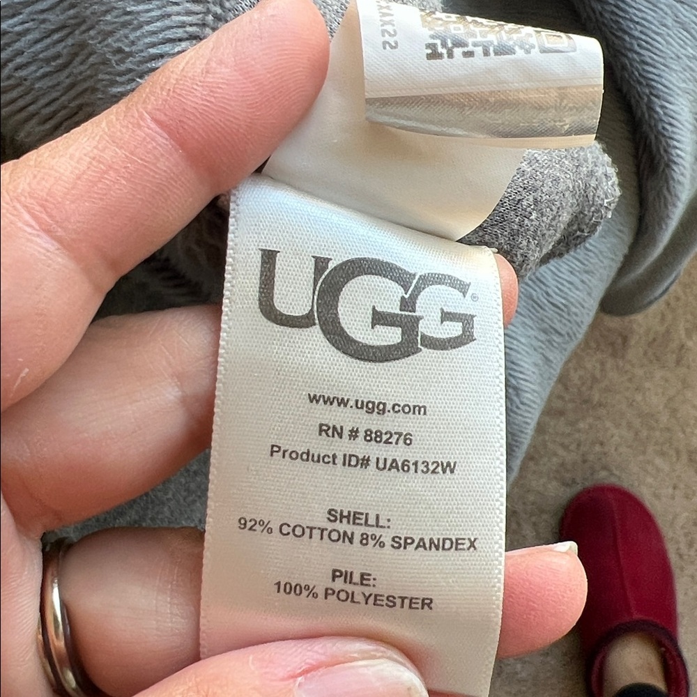 UGG Heather Gray Funnel Neck Poncho - Picture 9 of 9